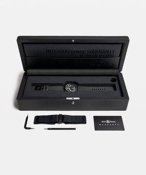 Bell & Ross 柏萊士 BR-03 BLACK MATTE 黑色陶瓷自動腕錶 41mm BR03A-BL-CE/SRB - 新萬國鐘錶