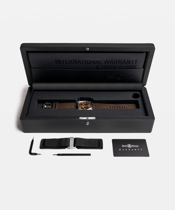Bell & Ross 柏萊士 BR 03 GOLDEN HERITAGE 不鏽鋼自動腕錶 41mm