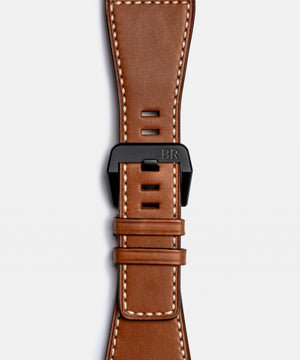 Bell & Ross 柏萊士 BR-03 HERITAGE 黑色陶瓷自動腕錶 41mm BR03A-HER-CE/SCA