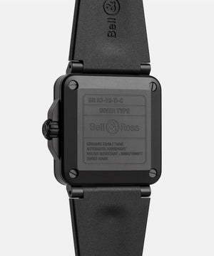 Bell & Ross 柏萊士 BR-03 DIVER FULL LUM CERAMIC 陶瓷300米潛水自動腕錶 42mm BR03A-D-LM-CE/SRB
