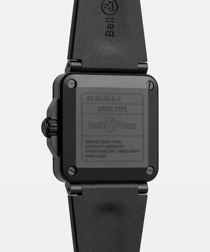 Bell & Ross 柏萊士 BR-03 DIVER BLACK MATTE CERAMIC 陶瓷300米潛水自動腕錶 42mm BR03A-D-BL-CE/SRB