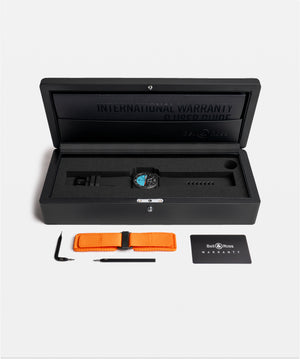 Bell & Ross 柏萊士 BR-03 Horizon 人工地平儀限量版腕錶 41mm BR03A-HRZ-CE/SRB