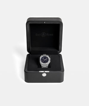 Bell & Ross 柏萊士 BR-05 Blue Diamond Eagle 天鷹星座108顆鑽石時尚機械錶 36mm BR05A-S-EA-LGD/SST