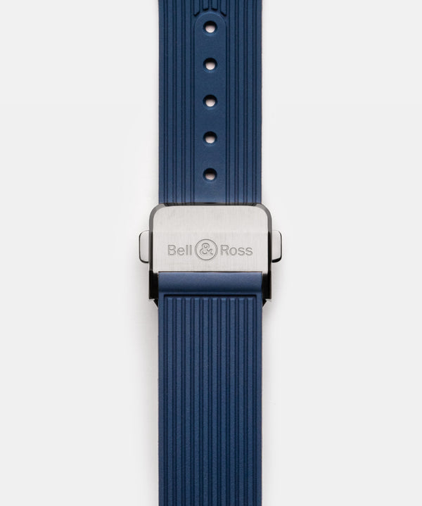 Bell & Ross 柏萊士 BR-05 Blue Steel 不鏽鋼機械腕錶 40mm BR05A-BLU-ST/SRB