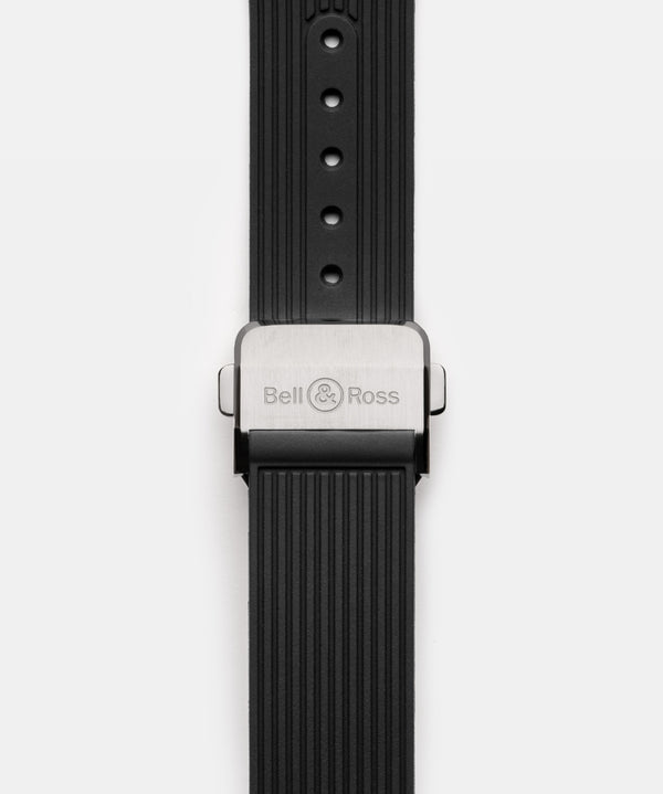 Bell & Ross 柏萊士 BR 05 CHRONO GREY STEEL & GOLD Rubber 不鏽鋼18k玫瑰金計時腕錶 42mm