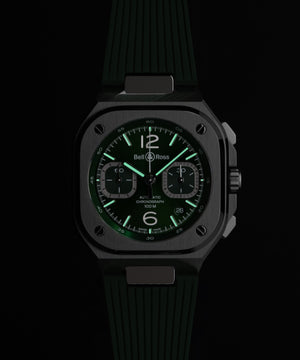 Bell & Ross 柏萊士 BR-05 Chrono Green Steel 綠面計時機械腕錶 42mm BR05C-GN-ST/SRB