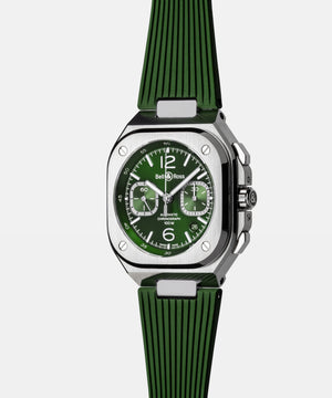 Bell & Ross 柏萊士 BR-05 Chrono Green Steel 綠面計時機械腕錶 42mm BR05C-GN-ST/SRB