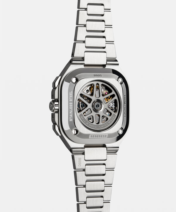 Bell & Ross 柏萊士 BR-05 Chrono Green Steel 綠面計時機械腕錶 42mm BR05C-GN-ST/SST