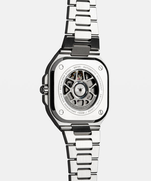 Bell & Ross 柏萊士 BR-05 GMT Black 兩地時區機械時尚腕錶 41mm BR05G-BL-ST/SST