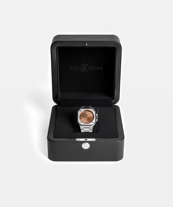 Bell & Ross 柏萊士 BR-05 COPPER BROWN 淺棕色機械腕錶 40mm BR05A-BR-ST/SST