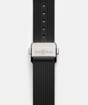 Bell & Ross 柏萊士 BR-05 GMT Black 兩地時區機械時尚腕錶 41mm BR05G-BL-ST/SRB