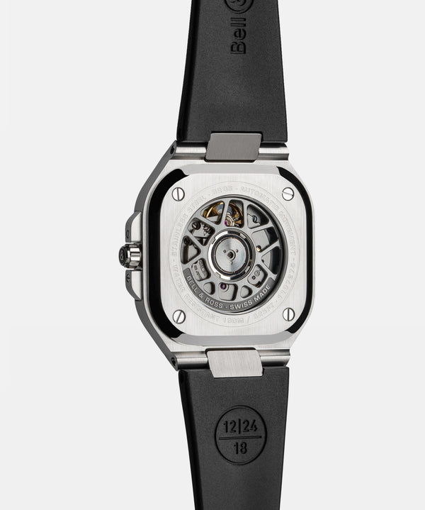 Bell & Ross 柏萊士 BR-05 GREY STEEL 時尚不銹鋼機械腕錶 40mm BR05A-GR-ST/SRB
