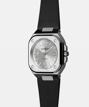 Bell & Ross 柏萊士 BR-05 GREY STEEL 時尚不銹鋼機械腕錶 40mm BR05A-GR-ST/SRB