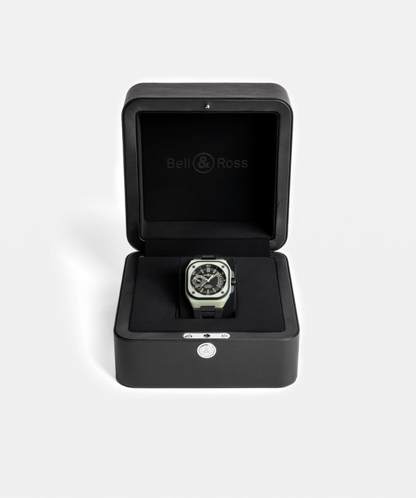 Bell & Ross 柏萊士 BR-X5 Green Lum BRX5 夜光錶殼腕錶 限量500支 41mm BRX5R-LUM-TC/SRB