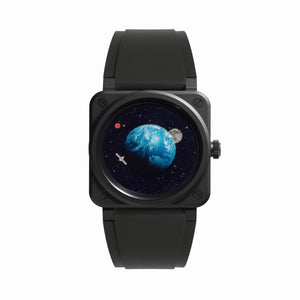 Bell & Ross 柏萊士 BR-03 Astro 宇宙星際陶瓷機械錶 41mm BR03A-EMM-CE/SRB - 新萬國鐘錶