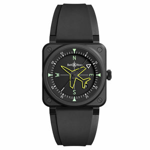 Bell & Ross 柏萊士 BR-03 GYROCOMPASS 陀螺羅盤 限量999枚 41mm BR03A-CPS-CE/SRB