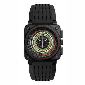 Bell & Ross 柏萊士 BR-03 MULTIMETER 多功能計時機械陶瓷腕錶 42mm BR0394-SW-CE/SRB - 新萬國鐘錶