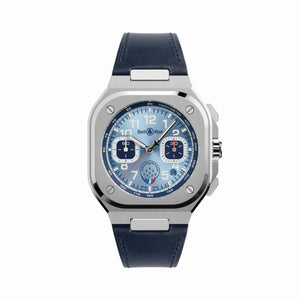 Bell & Ross 柏萊士 BR-05 法國巡邏兵飛行表演隊特別版計時自動腕錶 42mm BR05C-PAF-ST/SCA