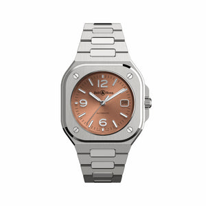 Bell & Ross 柏萊士 BR-05 COPPER BROWN 淺棕色機械腕錶 40mm BR05A-BR-ST/SST