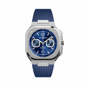 Bell & Ross 柏萊士 BR-05 Chrono Blue Steel 計時機械腕錶 42mm BR05C-BLU-ST/SRB - 新萬國鐘錶