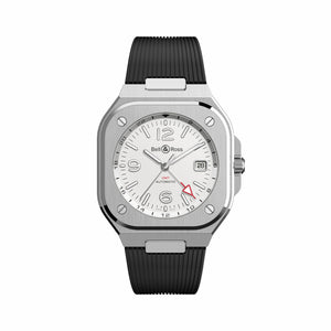 Bell & Ross 柏萊士 BR-05 GMT 兩地時區時尚機械腕錶 41mm BR05G-SI-ST/SRB - 新萬國鐘錶