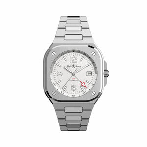 Bell & Ross 柏萊士 BR-05 GMT 兩地時區時尚機械腕錶 41mm BR05G-SI-ST/SST - 新萬國鐘錶