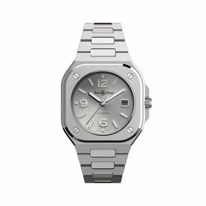 Bell & Ross 柏萊士 BR-05 GREY STEEL 時尚不銹鋼機械腕錶 40mm BR05A-GR-ST/SST - 新萬國鐘錶