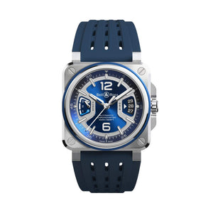 Bell & Ross 柏萊士 BR-X3 Blue Steel 自製機芯不銹鋼機械腕錶 41mm BRX3R-BLU-ST/SRB - 新萬國鐘錶
