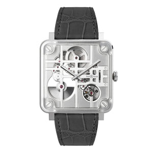 Bell & Ross 柏萊士 BR-X3 Micro-Rotor 自製鏤空機芯腕錶 40mm BRX3M-MR-ST/SCA - 新萬國鐘錶