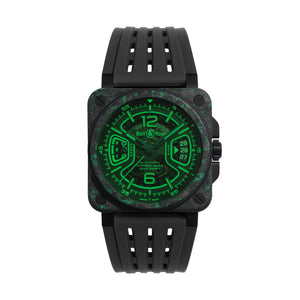 Bell & Ross 柏萊士 BR-X3 Night Vision 自製機芯碳纖維夜光迷彩機械腕錶 41mm BRX3R-GN-CA/SRB