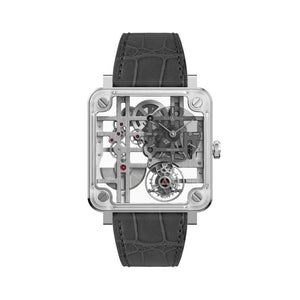 Bell & Ross 柏萊士 BR-X3 TOURBILLON MICRO-ROTOR 自製鏤空機芯陀飛輪腕錶 40mm BRX3M-TRB-ST/SCR