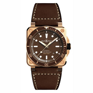 Bell & Ross 柏萊士 BR 03-92 DIVER BROWN BRONZE 棕色300米青銅潛水腕錶 42mm BR0392-D-BR-BR/SCA