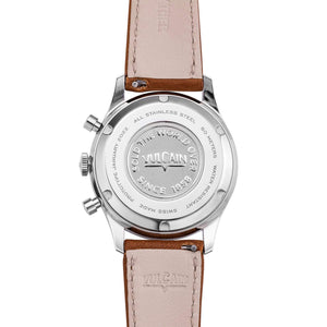 VULCAIN 窩路堅 1970系列綠面計時碼錶 38mm 640109A90.BAC201