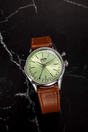VULCAIN 窩路堅總統系列鬧鈴手上鍊腕錶 39mm 100173A90.BAC207
