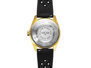 VULCAIN 窩路堅 Skindiver 潛水員系列200米PVD黃金機械腕錶 38mm 661170A37.BOR200 - 新萬國鐘錶
