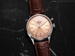 VULCAIN 窩路堅總統系列鬧鈴手上鍊腕錶 39mm 100173A80.BAN248 - 新萬國鐘錶