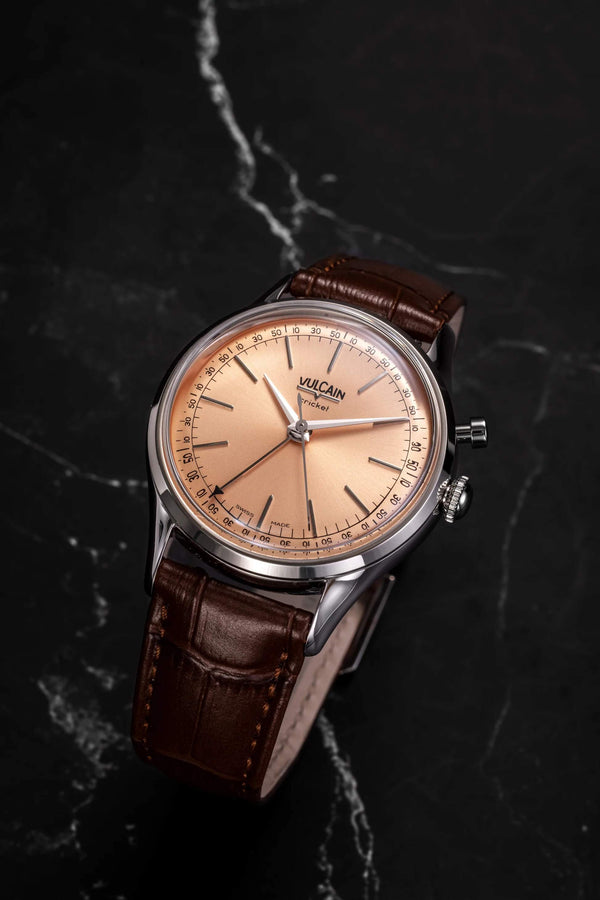VULCAIN 窩路堅總統系列鬧鈴手上鍊腕錶 39mm 100173A80.BAN248