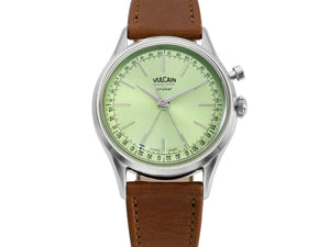 VULCAIN 窩路堅總統系列鬧鈴手上鍊腕錶 39mm 100173A90.BAC207 - 新萬國鐘錶
