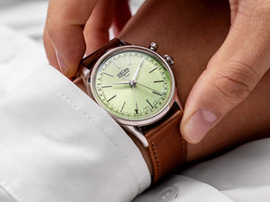 VULCAIN 窩路堅總統系列鬧鈴手上鍊腕錶 39mm 100173A90.BAC207 - 新萬國鐘錶