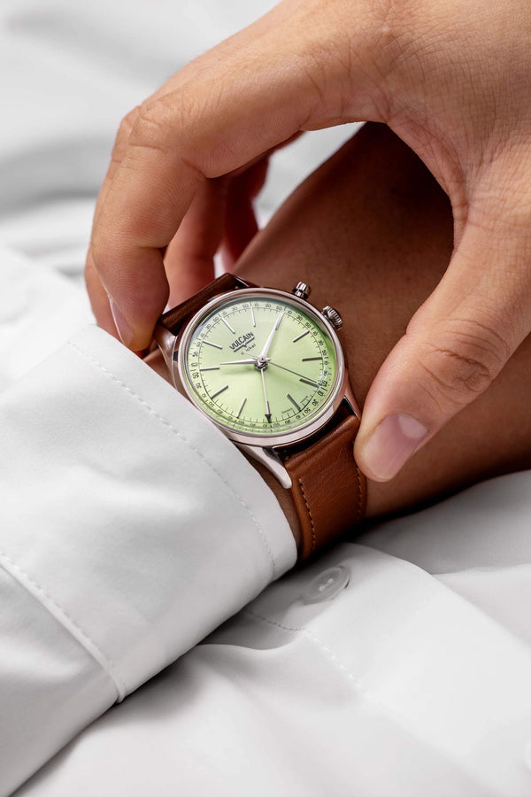 VULCAIN 窩路堅總統系列鬧鈴手上鍊腕錶 39mm 100173A90.BAC207