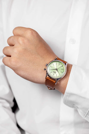 VULCAIN 窩路堅總統系列鬧鈴手上鍊腕錶 39mm 100173A90.BAC207