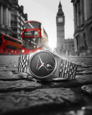 Frederique Constant 康斯登 HIGHLIFE Time+Tides黑色縞瑪瑙月相聯名機械腕錶 39mm FC-716ONB3NH6B