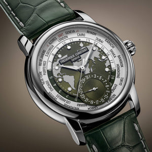 Frederique Constant 康斯登 Manufacture 自製機芯世界時區腕錶 42mm FC-718KWM4H6