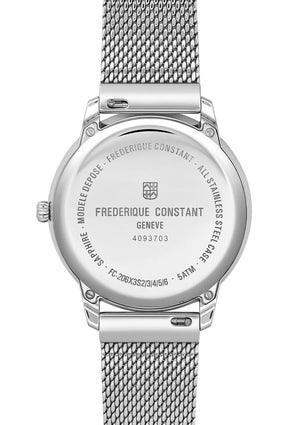Frederique Constant 康斯登 Classics Moneta Moonphase系列優雅月相石英腕錶 37mm FC-206N3S6B