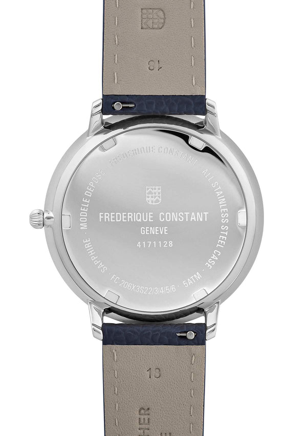 Frederique Constant 康斯登 Classics 系列經典羅馬月相石英腕錶 39mm FC-206RS3S6