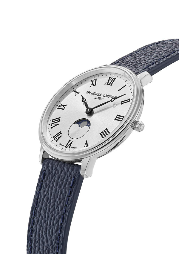 Frederique Constant 康斯登 Classics 系列經典羅馬月相石英腕錶 39mm FC-206RS3S6