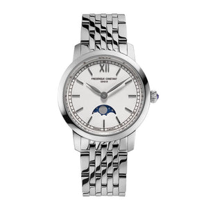 Frederique Constant 康斯登 SLIMLINE 簡約月相石英腕錶 30mm FC-206SW1S6B