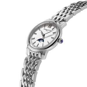 Frederique Constant 康斯登 SLIMLINE 簡約月相石英腕錶 30mm FC-206SW1S6B