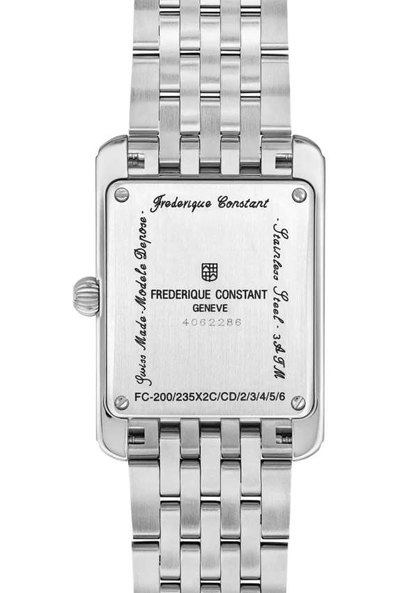Frederique Constant 康斯登 Classics CARREE 方形典雅石英女士腕錶 36×25.20mm FC-235GR2C6B