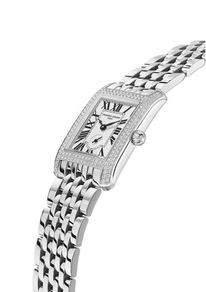 Frederique Constant 康斯登 Classics CARREE 方形典雅真鑽石英女士腕錶 36×25.20mm FC-235S2CD6B